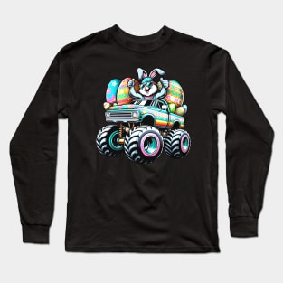Easter Bunny's Ride: A Monster Truck Adventure for Kids Long Sleeve T-Shirt